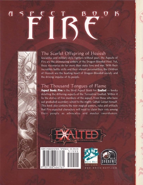 Exalted - Aspect Book Fire (B Grade) (Genbrug)